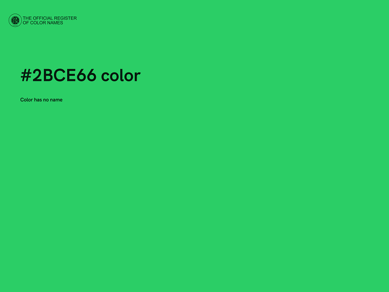 #2BCE66 color image