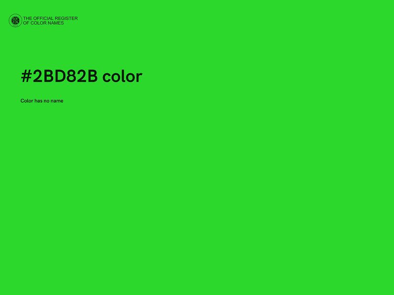 #2BD82B color image