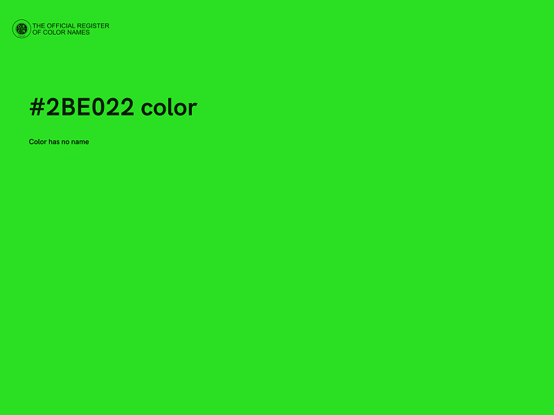 #2BE022 color image