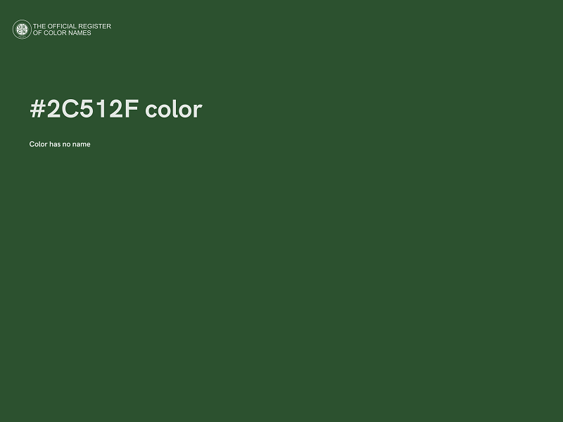 #2C512F color image