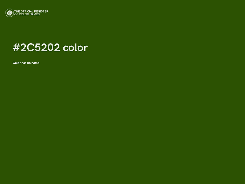 #2C5202 color image