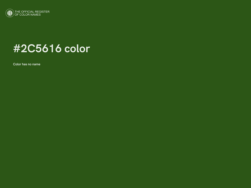 #2C5616 color image