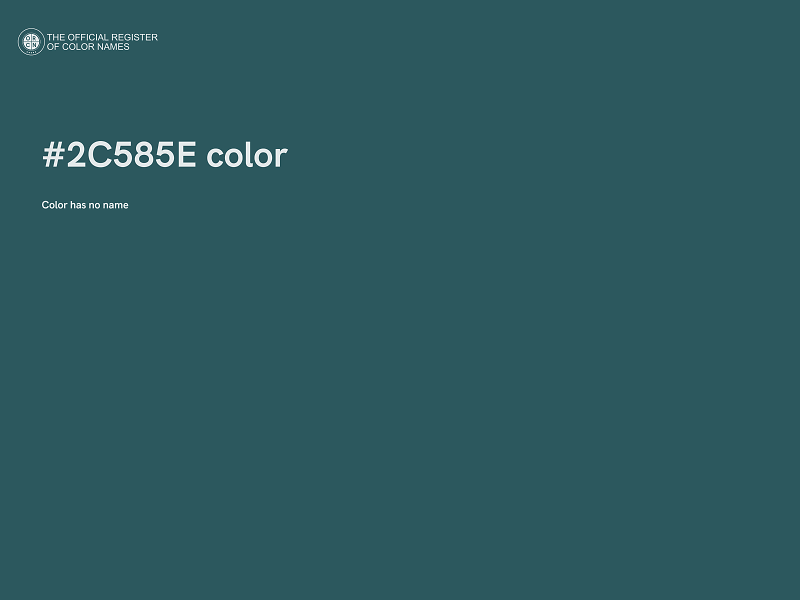 #2C585E color image