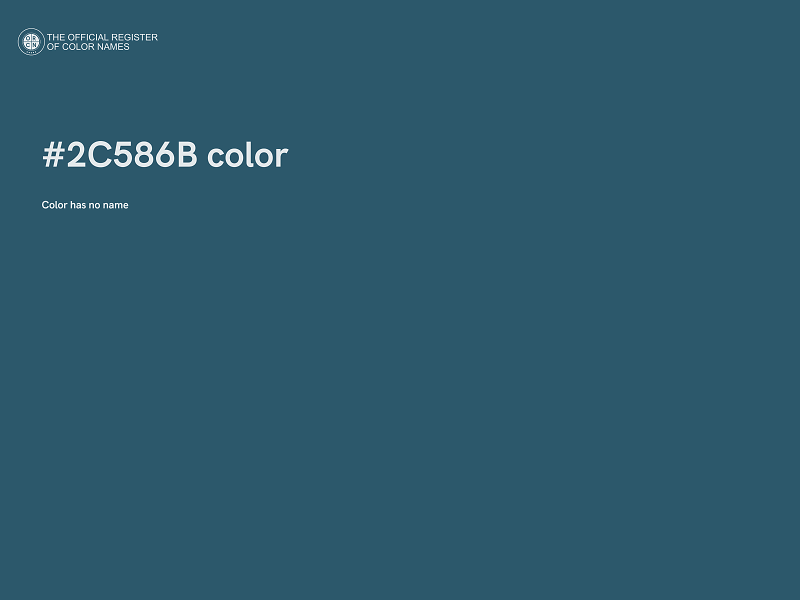 #2C586B color image