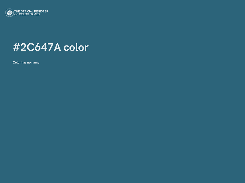 #2C647A color image