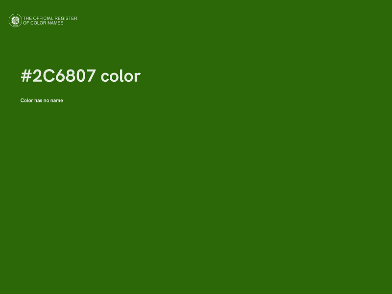 #2C6807 color image