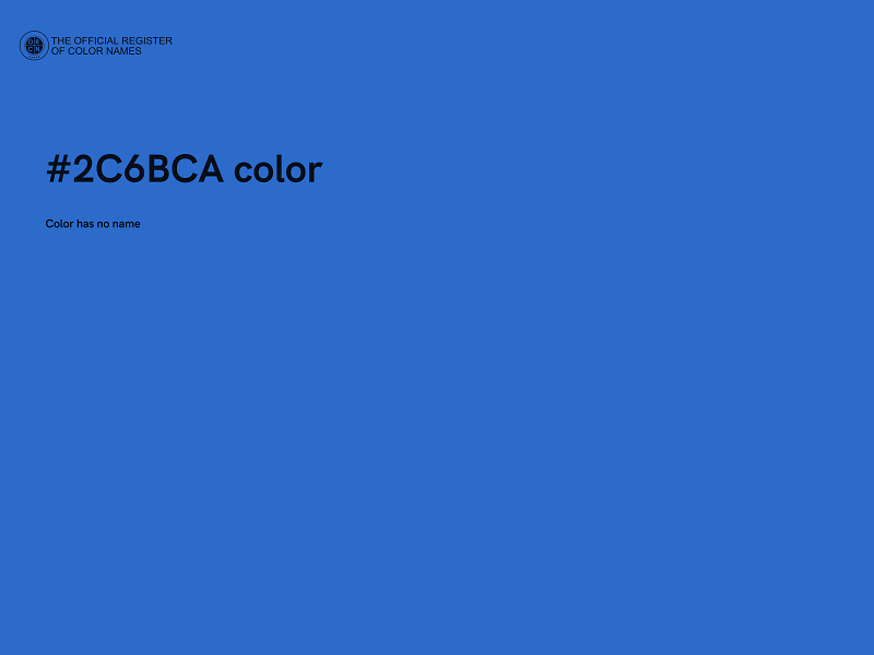 #2C6BCA color image