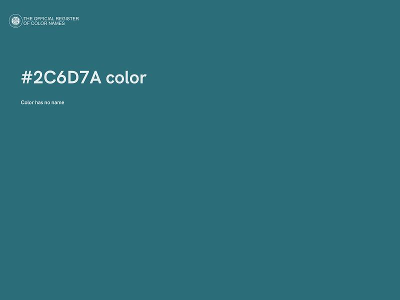 #2C6D7A color image