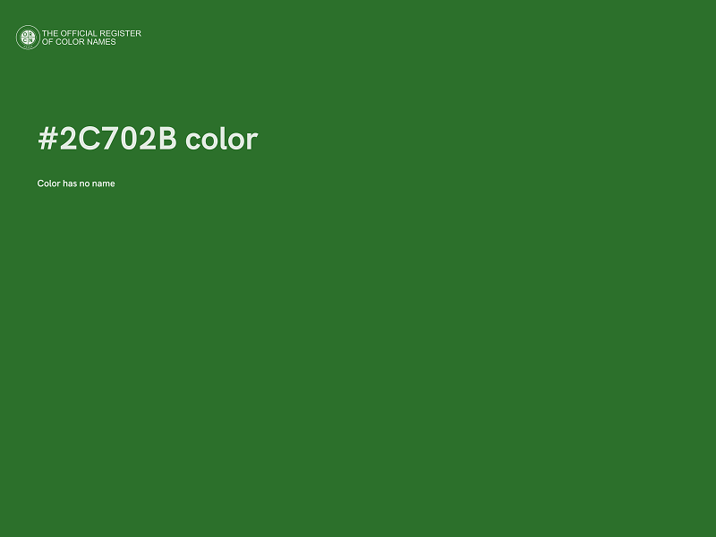 #2C702B color image