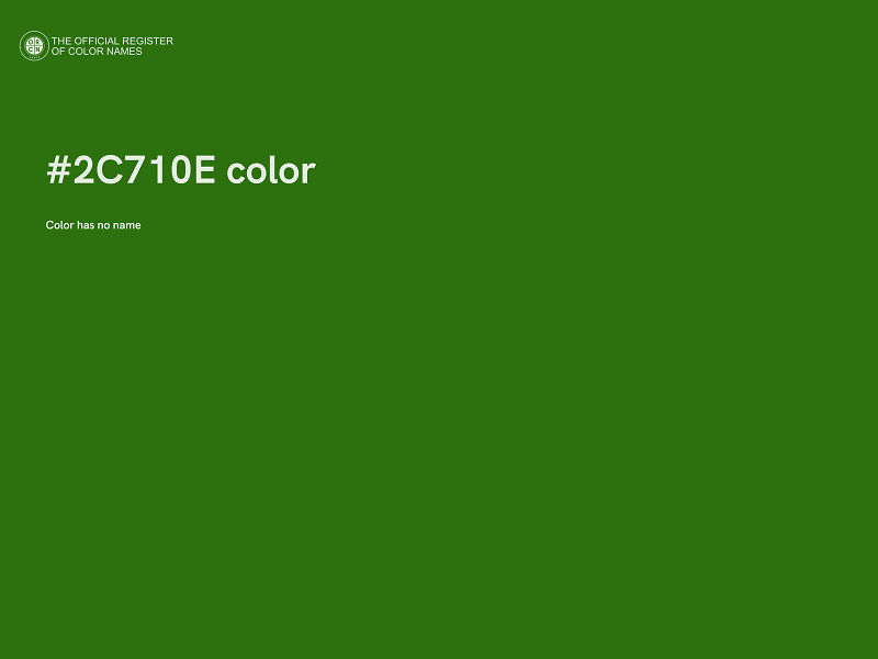 #2C710E color image