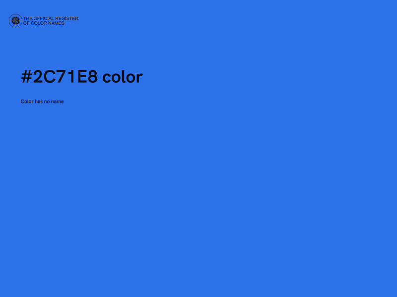 #2C71E8 color image