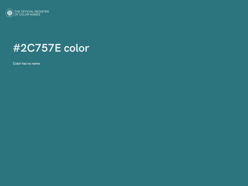 #2C757E color image