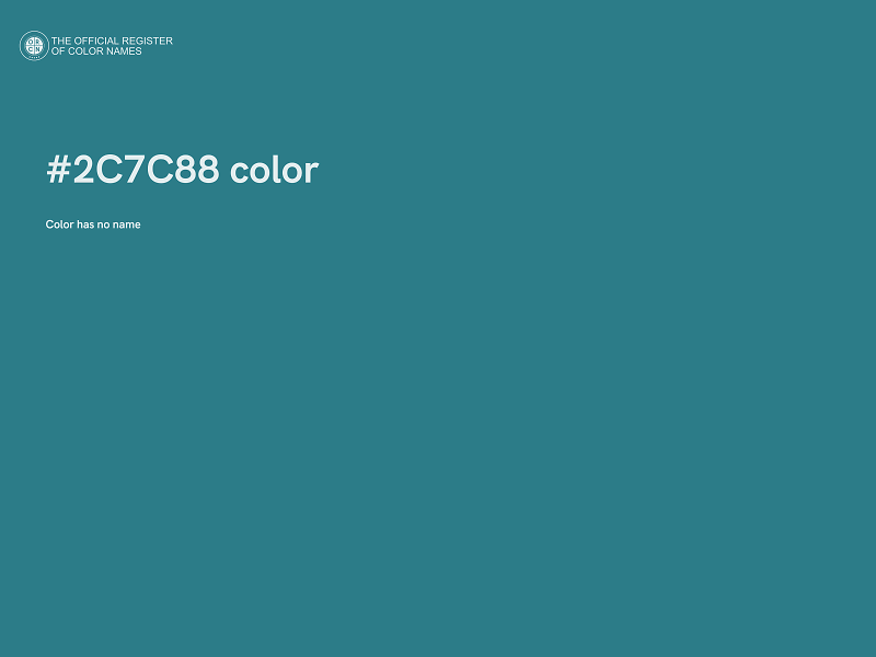 #2C7C88 color image