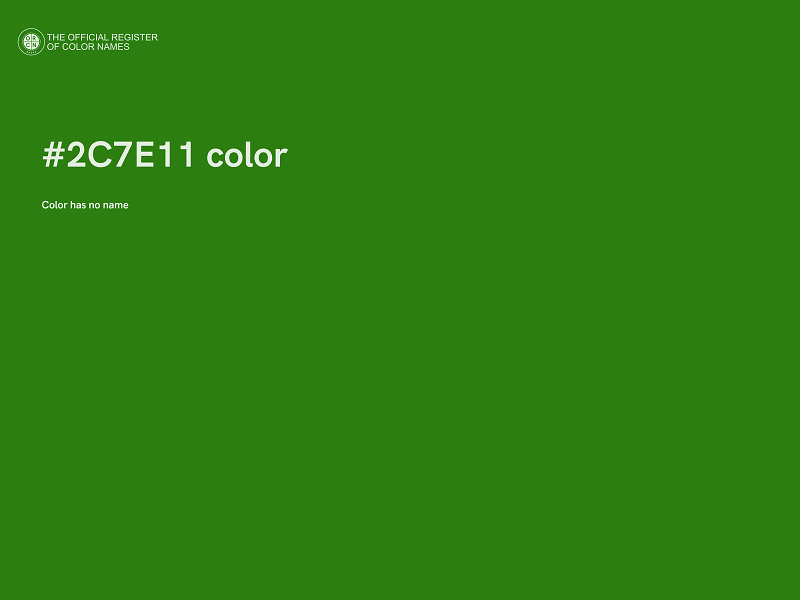 #2C7E11 color image