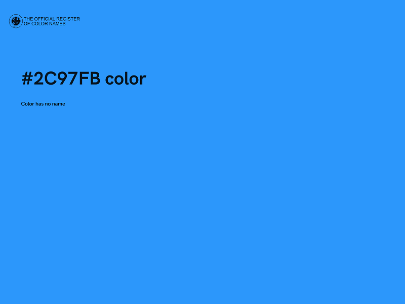 #2C97FB color image