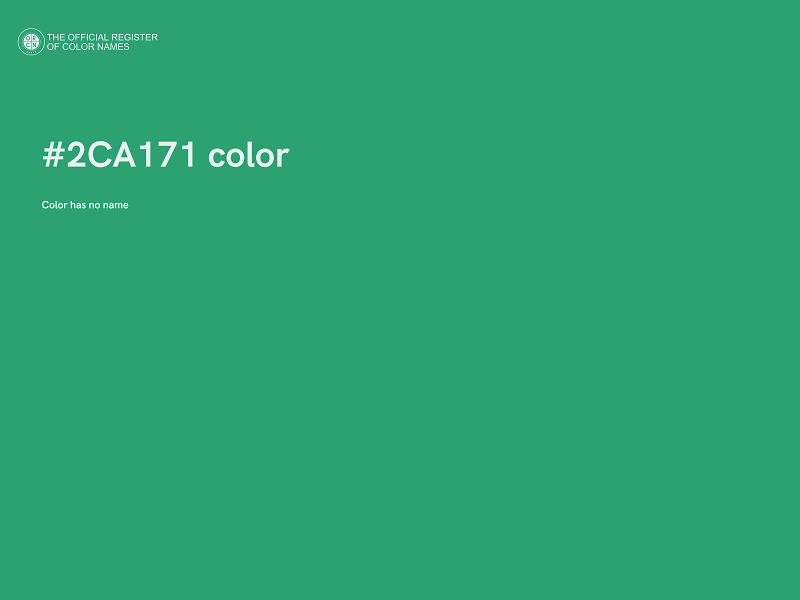 #2CA171 color image