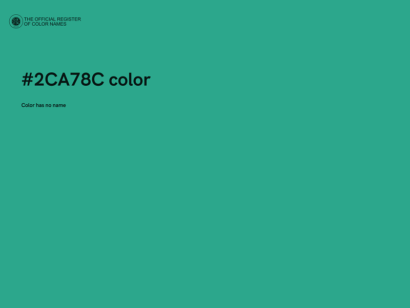 #2CA78C color image