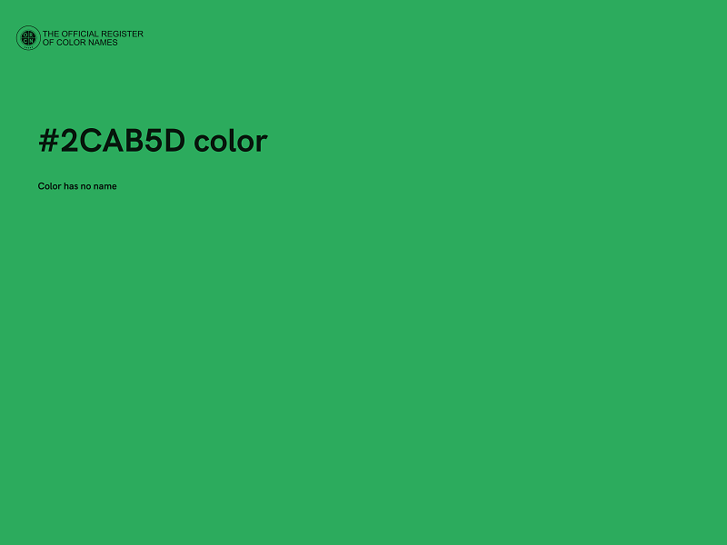 #2CAB5D color image