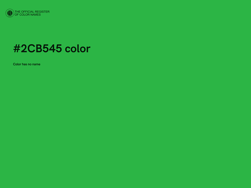 #2CB545 color image