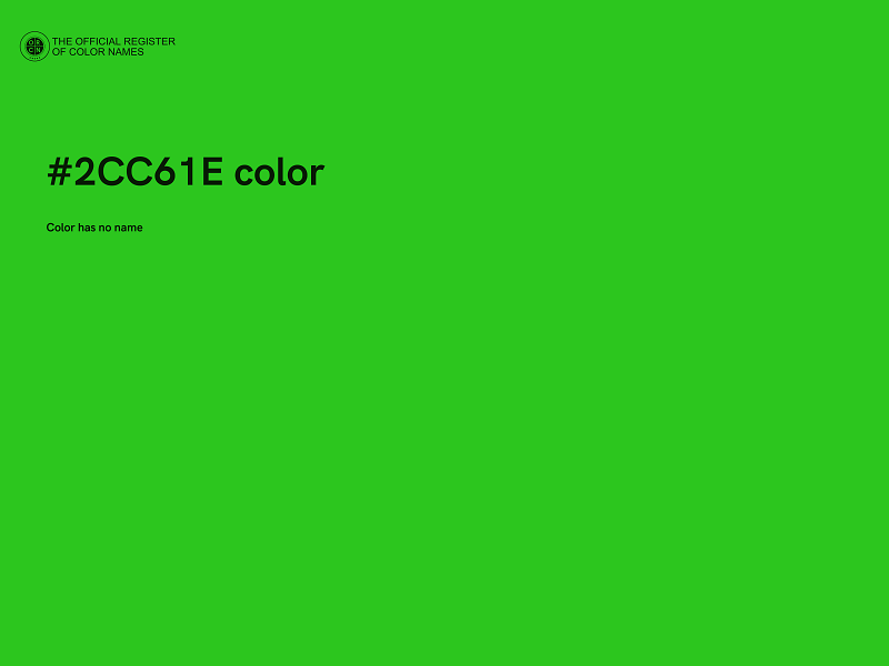 #2CC61E color image