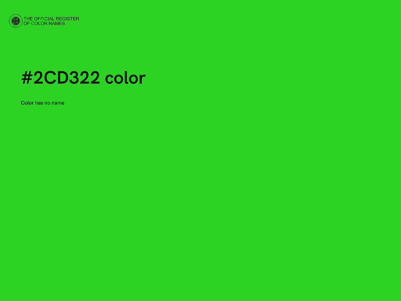 #2CD322 color image