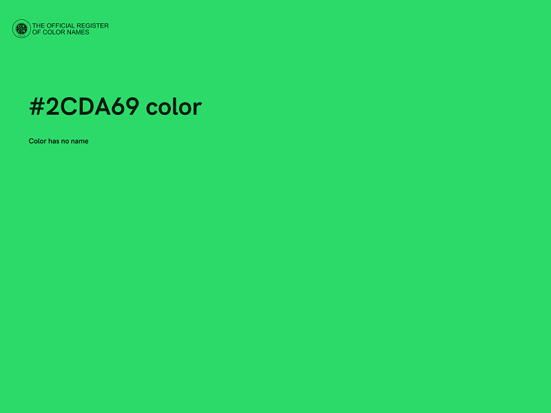 #2CDA69 color image