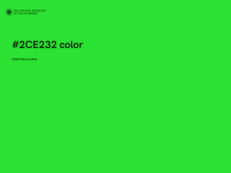 #2CE232 color image