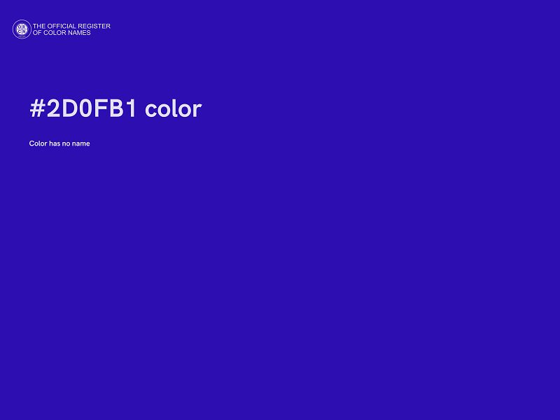 #2D0FB1 color image