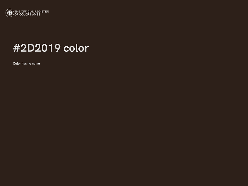 #2D2019 color image