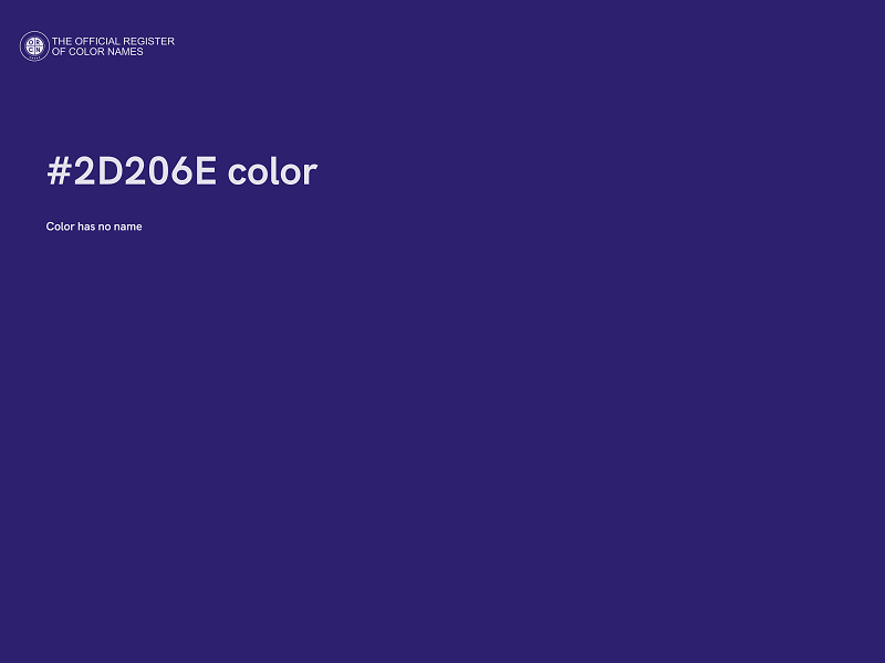 #2D206E color image