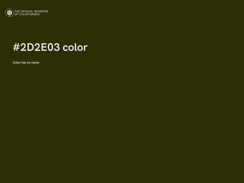 #2D2E03 color image