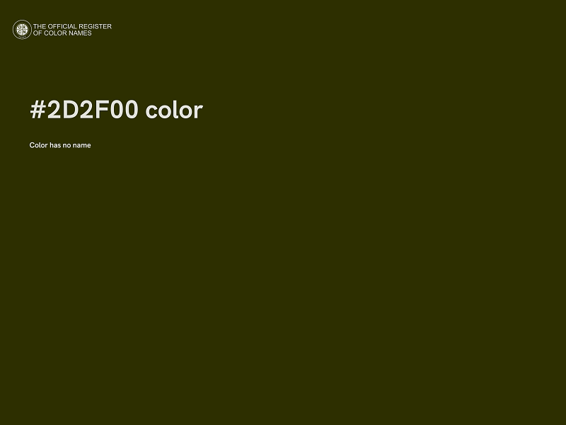 #2D2F00 color image