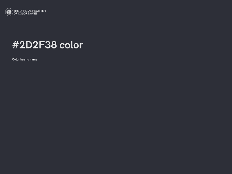 #2D2F38 color image