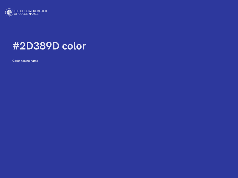 #2D389D color image