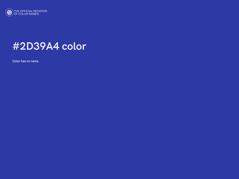 #2D39A4 color image