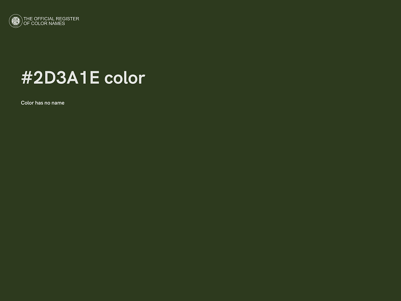 #2D3A1E color image