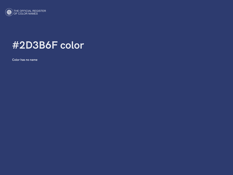 #2D3B6F color image