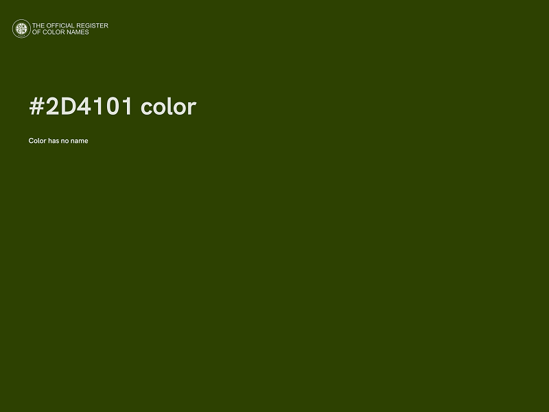 #2D4101 color image