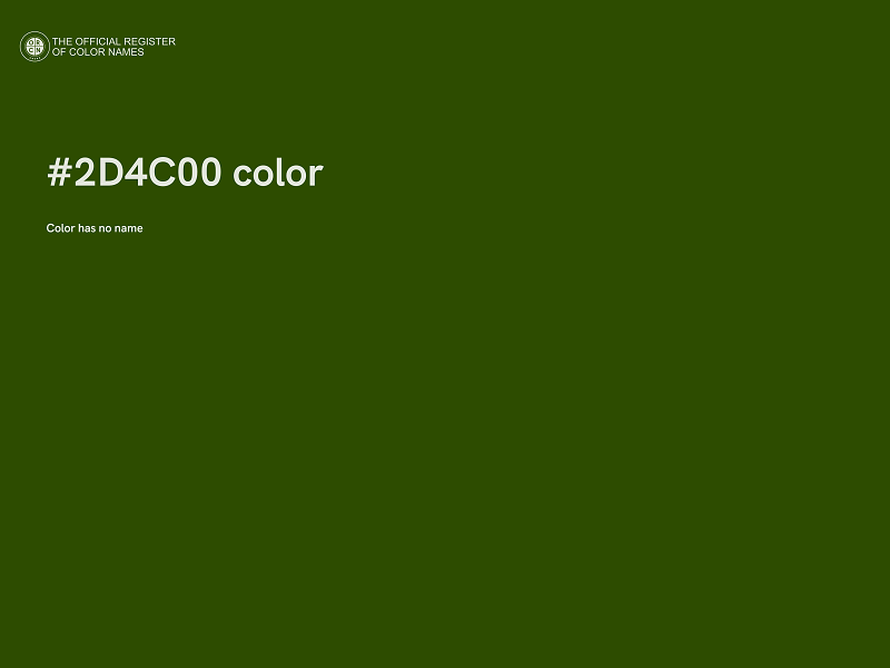 #2D4C00 color image