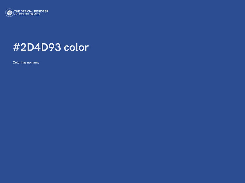 #2D4D93 color image