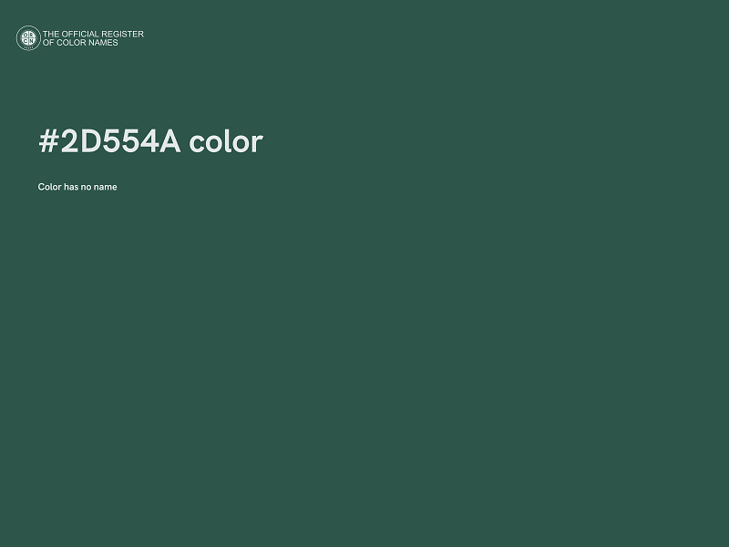 #2D554A color image