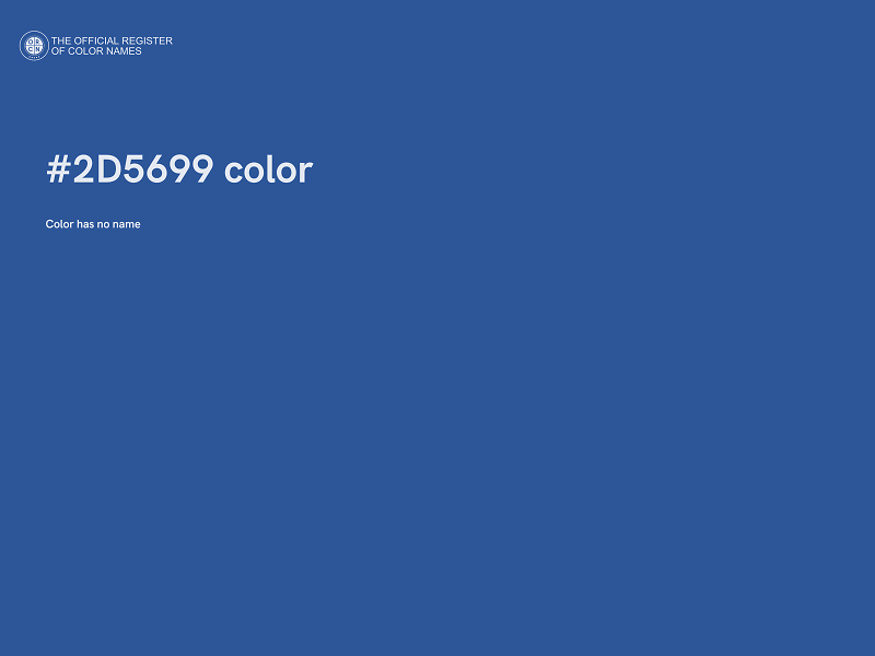 #2D5699 color image