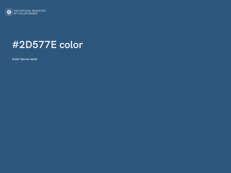 #2D577E color image