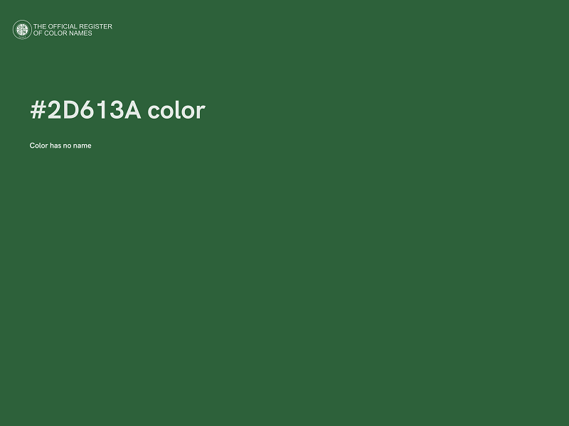 #2D613A color image