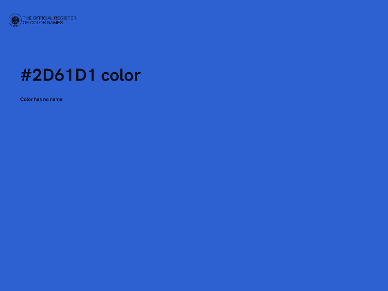 #2D61D1 color image