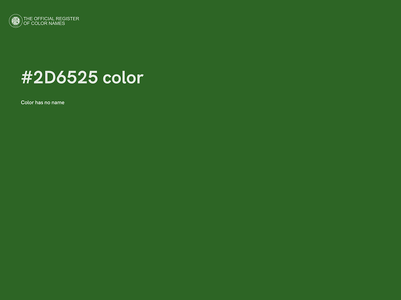 #2D6525 color image