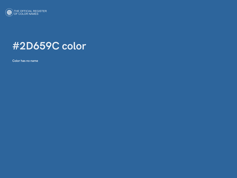 #2D659C color image