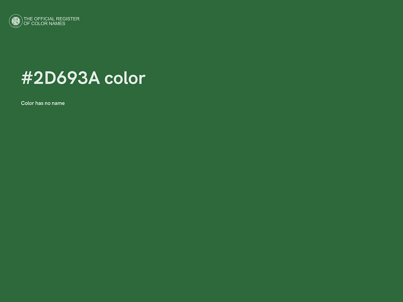 #2D693A color image