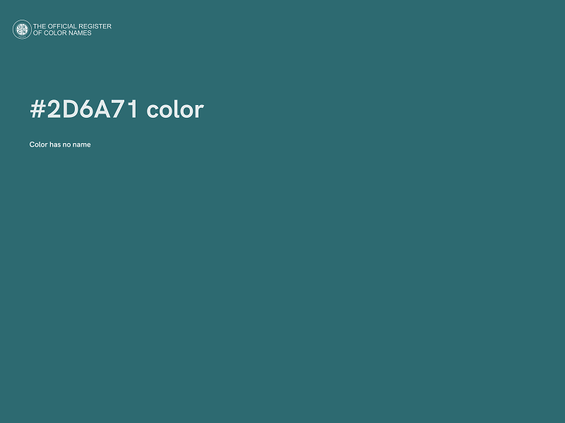 #2D6A71 color image