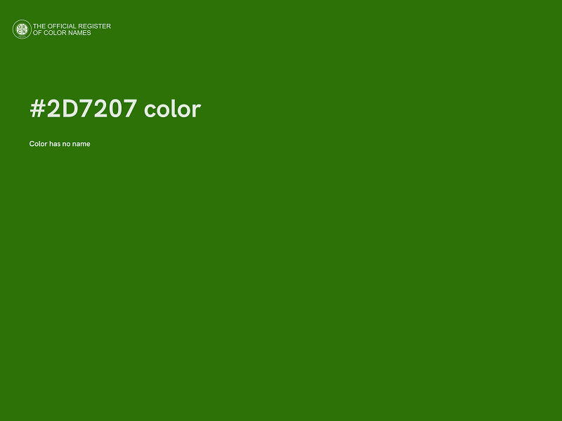 #2D7207 color image